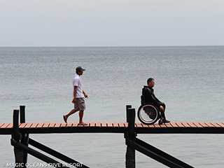 Access for disabled people - Magic Oceans Dive Resort - Philippines Dive Resorts