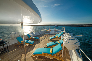 Sun deck - Majestic  Explorer - Galapagos Liveaboards - Dive Discovery Galapagos