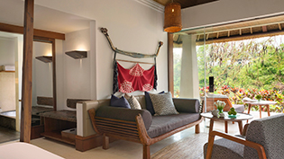 Living area - Heavenly Jacuzzi Villa - Maya Ubud, Bali
