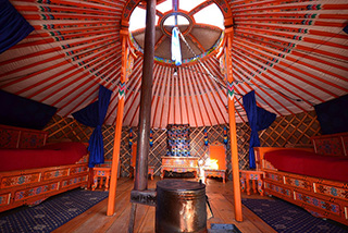 Tent interior - Mongolia, July 14-August 1 2021 Group Trip