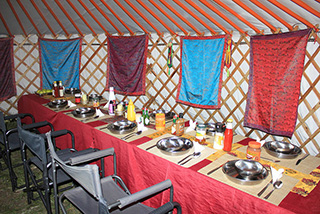 Dining area - Mongolia, July 14-August 1 2021 Group Trip