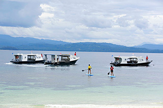 Dive boats - Murex Bangka Resort - Indonesia Dive Resort
