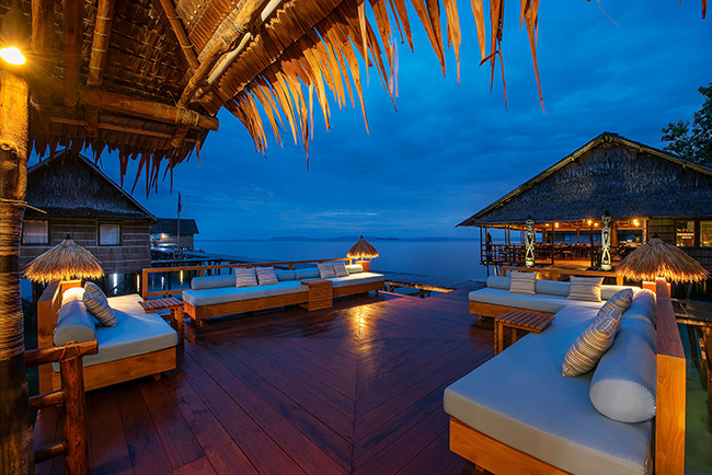 Sun Deck - Papua Paradise Eco Resort - Indonesia Dive Resorts