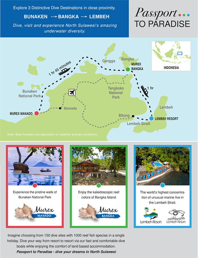 Passport to Paradise - Dive Map