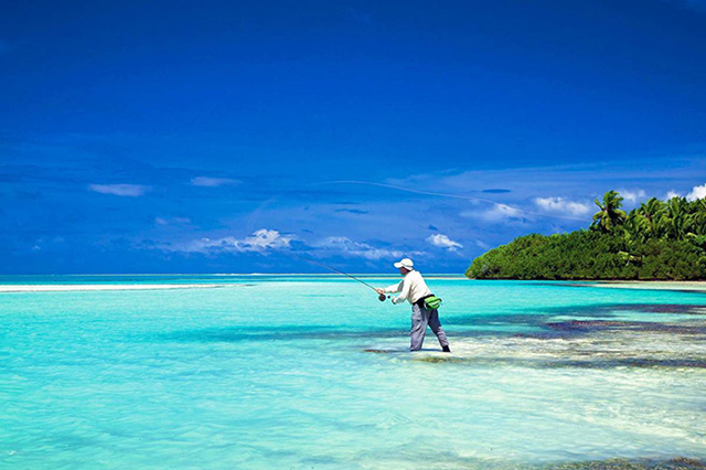 Fly fishing - Poivre Atoll