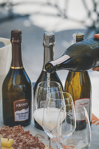 Prosecco wine tasting