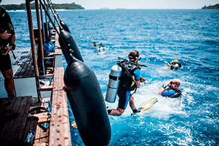 Dive deck - Scubaspa Ying - Maldives Liveaboards
