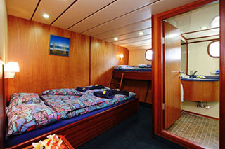 Cabin - Sea Bird - Seychelles Liveaboard