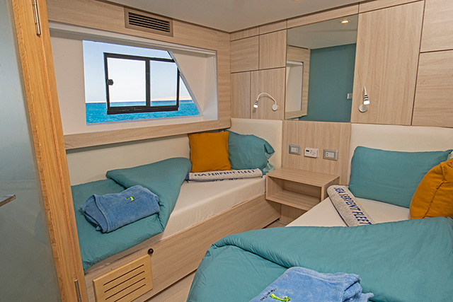 Upper deck cabin - Sea Serpent Excellence - Red Sea Liveaboard