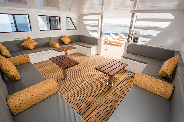 Upper seating area - Sea Serpent Grand - Red Sea Liveaboard