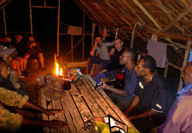Dinner - Shaggy Ridge Trek, 9 Days - PNG Land Tours - Dive Discovery PNG