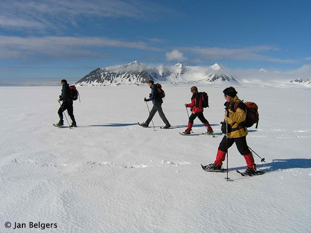 Snowshoeing