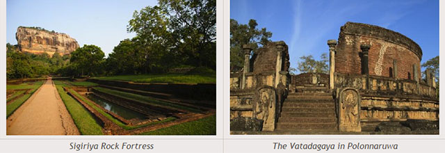 Sri Lanka travel destinations - Sigiriya Rock Fortress - The Vatadagaya in Polonnaruwa