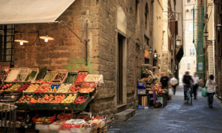 Street view in Florence