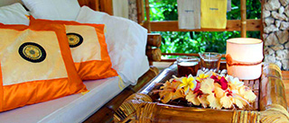 Living area - Standard cottage - Tepanee Beach Resort, Malapascua - Philippines Dive Resort