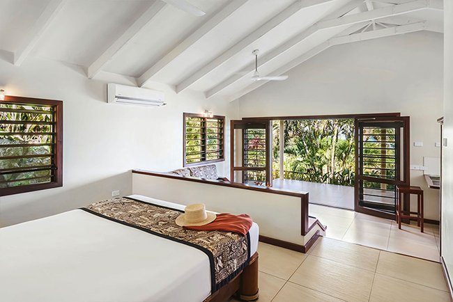 Bedroom - Premium Ocean View Villa - Volivoli Beach Resort - Fiji Dive Resort