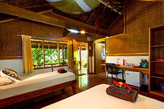 Room interior - Walindi Plantation Resort - PNG Dive Resorts