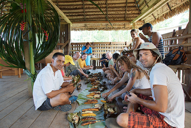 Local lunch - Yasuni National Park Exploration