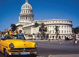 Classic car in Havana, Cuba