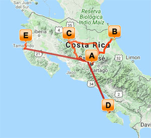 Costa Rica For The Adventurous, 15 Days