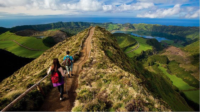 Viewpoint of Pico do Ferro - Azores, Portugal