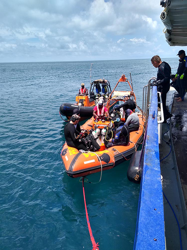Inflatable dive boat - Ferox - Malpelo Island Live Aboard