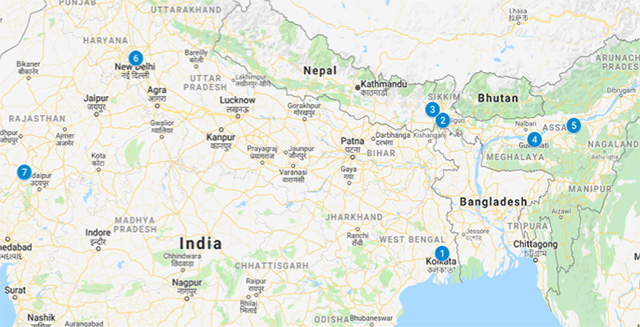 India: Singalila, Kaziranga & Bera, November 10-26 2020 Group Trip