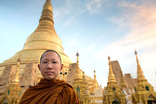 Burmese monk